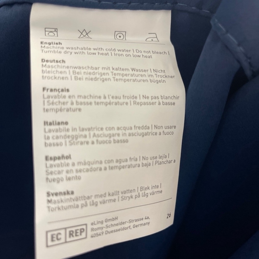 NWOT Blackout Curtains (Navy Blue) - Picture 4 of 5